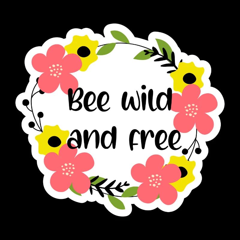 Bee Sticker Bee Bee Guêpes avec Dire