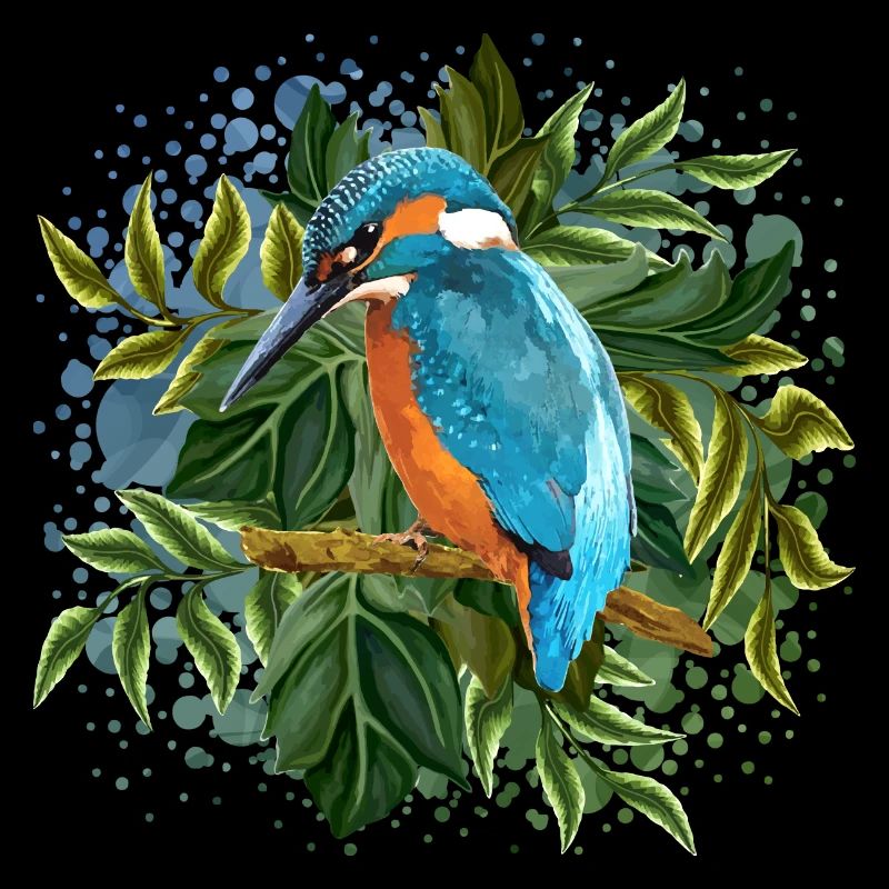 Bunter Vogel