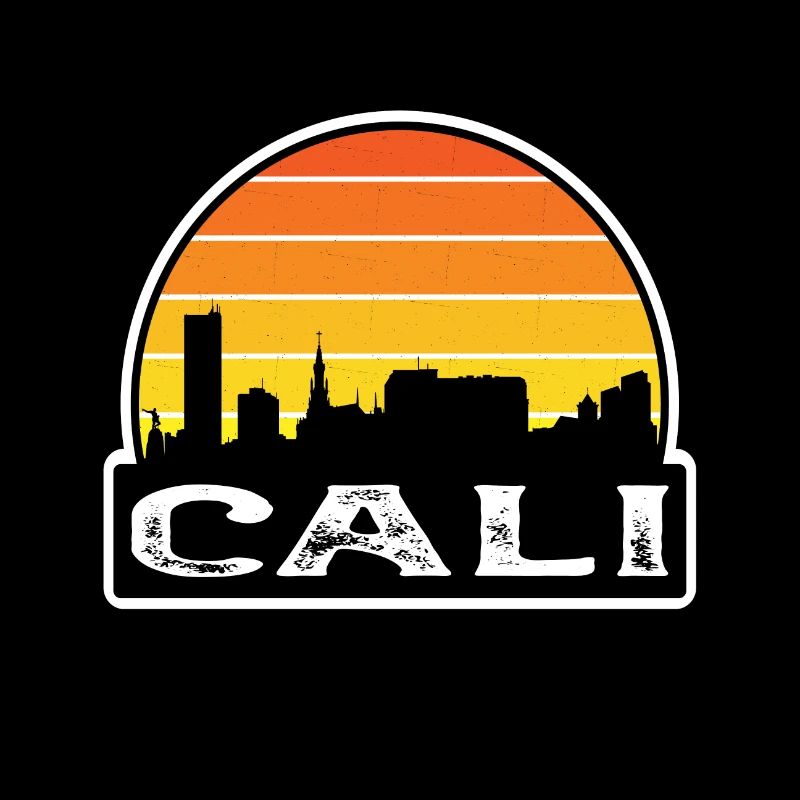 Cali Colombie Flag Skyline Souvenir de voyage