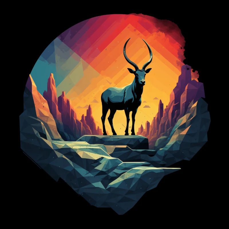 Capricorn in the mountains