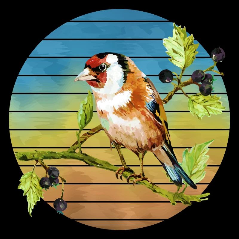 Bunter Vogel