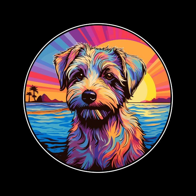 Sporting Lucas Terrier Race De Chien Coloré Dessin Animé