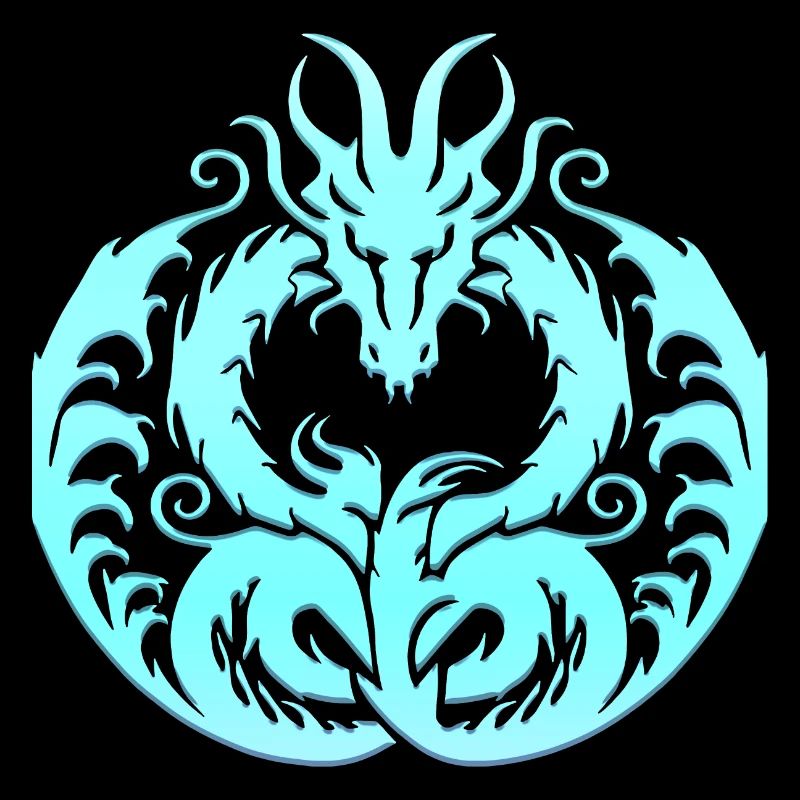Fantasy Drache Anime Drachenkopf Mythisches Reptil