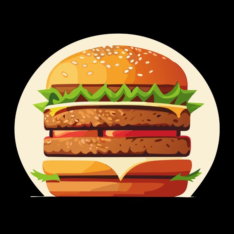 Saftiger leckerer Burger