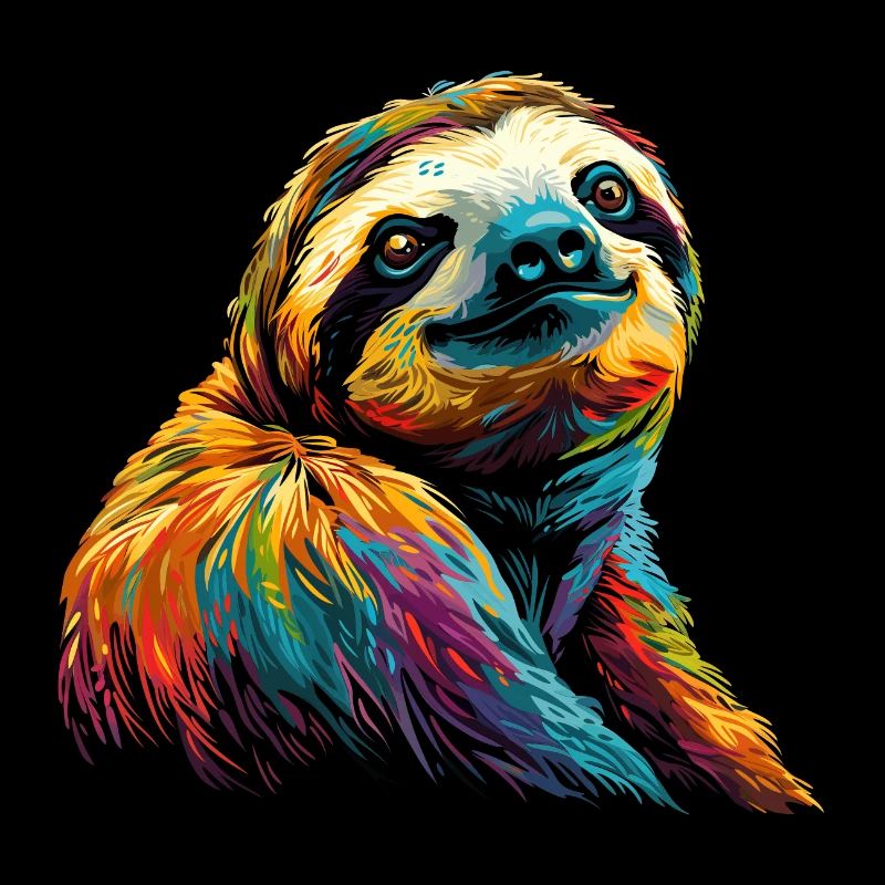 Rainbow sloth