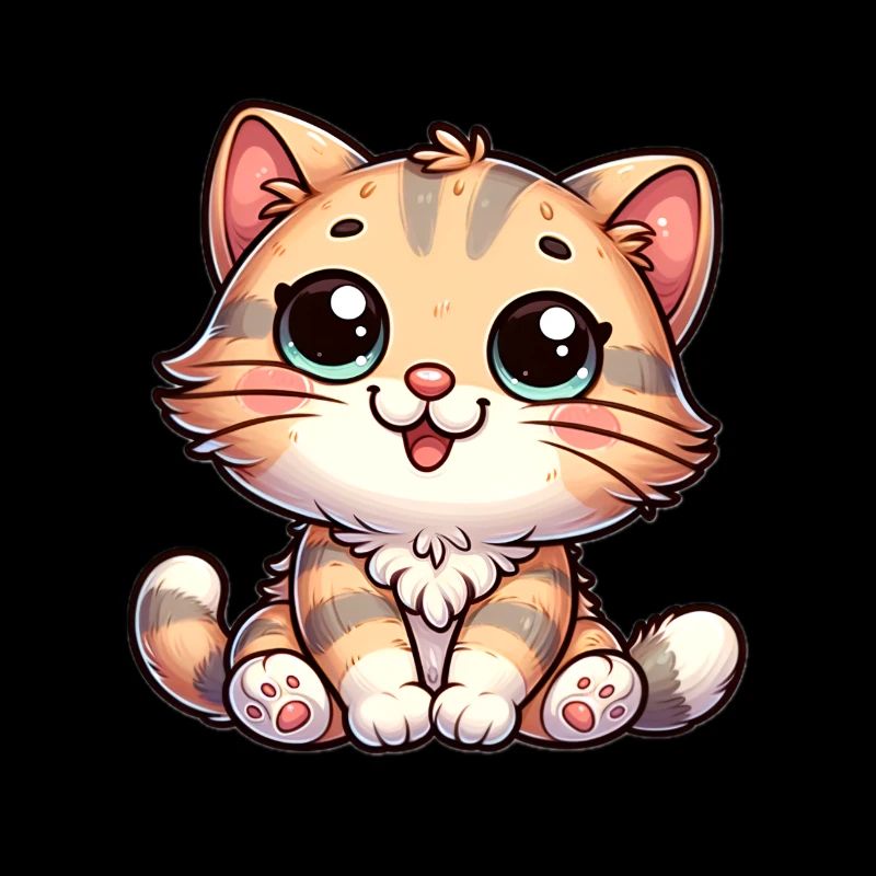 Cat Cute with Big Eyes for Cat Lovers