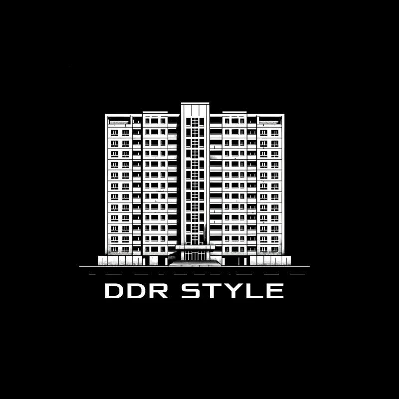 DDR Stil Plattenbau Heimat Erinnerung