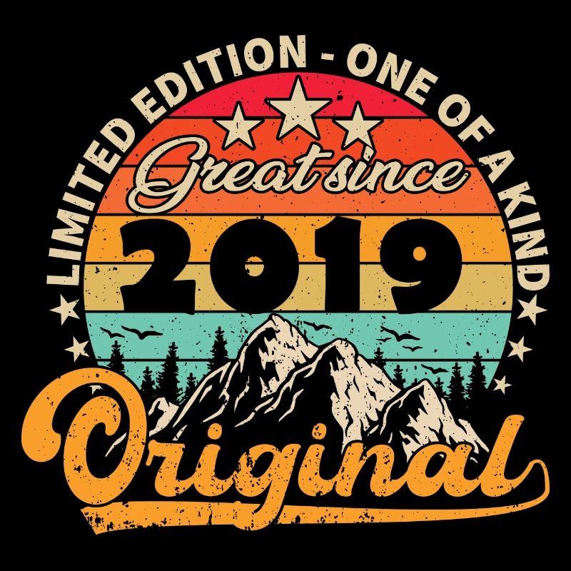 Vintage Born 2019 Geburtstagsgeschenk.