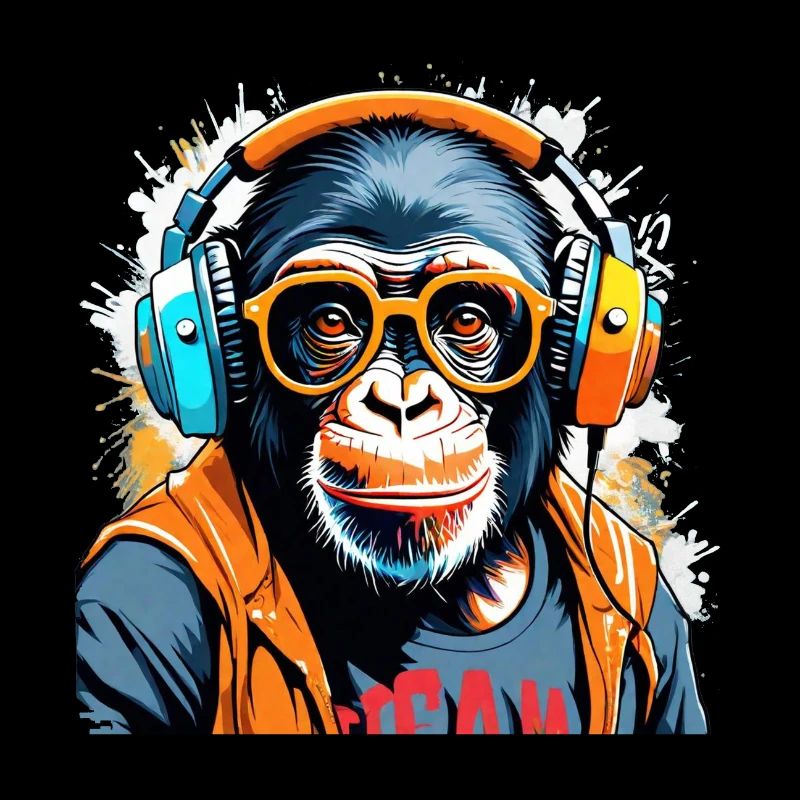DJ Monkey Chimpanzee Musique