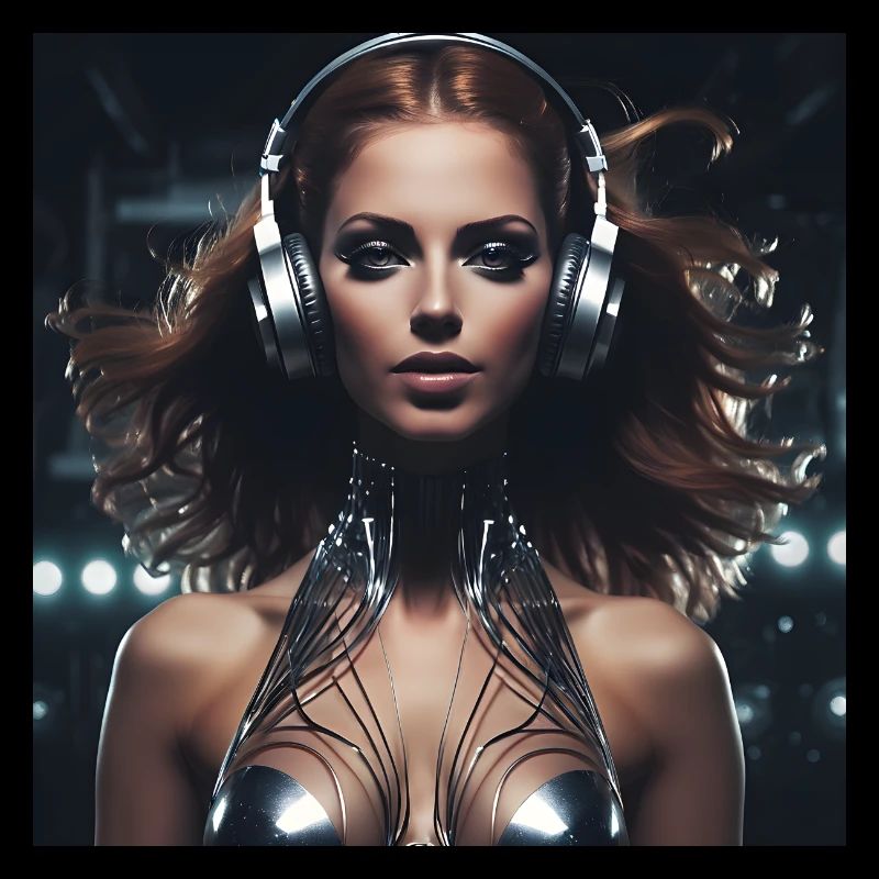 Techno-Mädchen