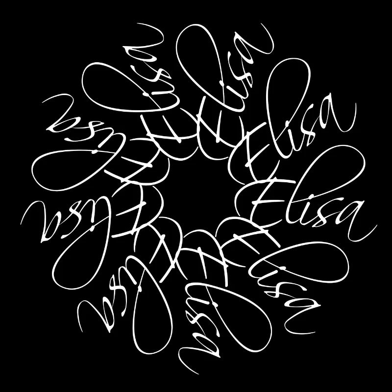 Elisa Name Name Mandala