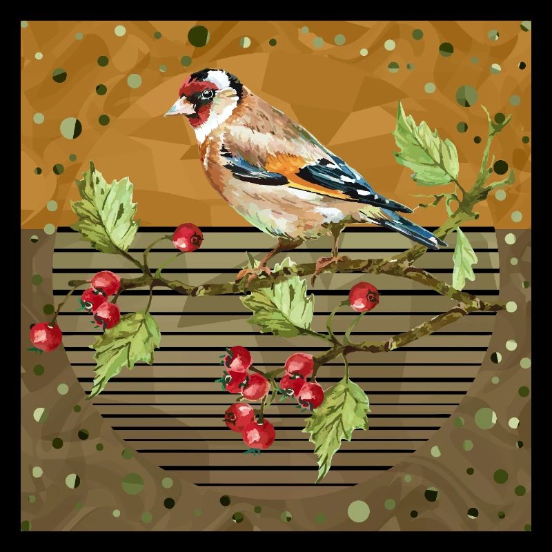 Colorful bird
