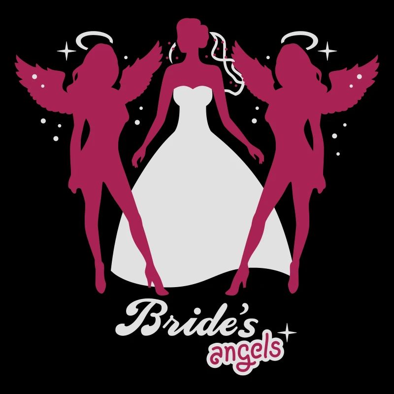 JGA - Braut - Bride - Brides angels - Engel - 2C