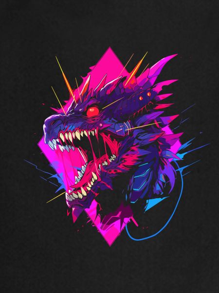 Synthwave Dragon