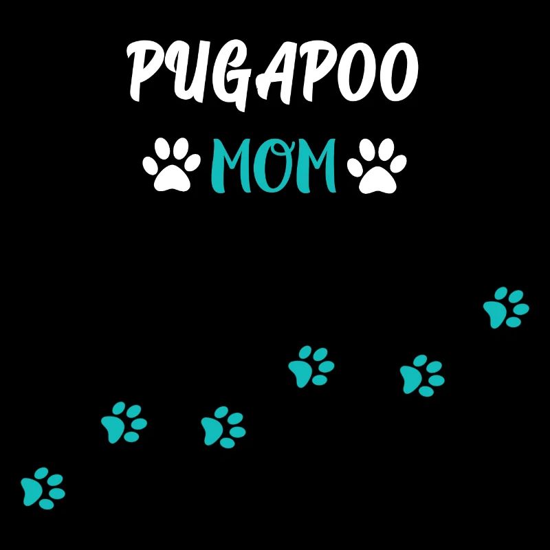 Pugapoo Mom - Pudel Mops Mix