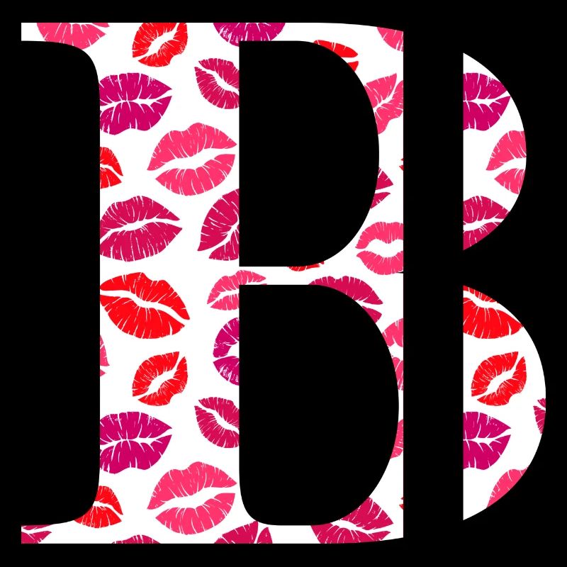 Lettre b bisous