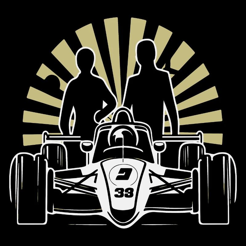 Retro Vintage Formula Racing
