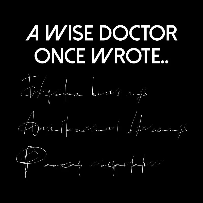 WEISER DOKTOR SCHRIEB EINMAL