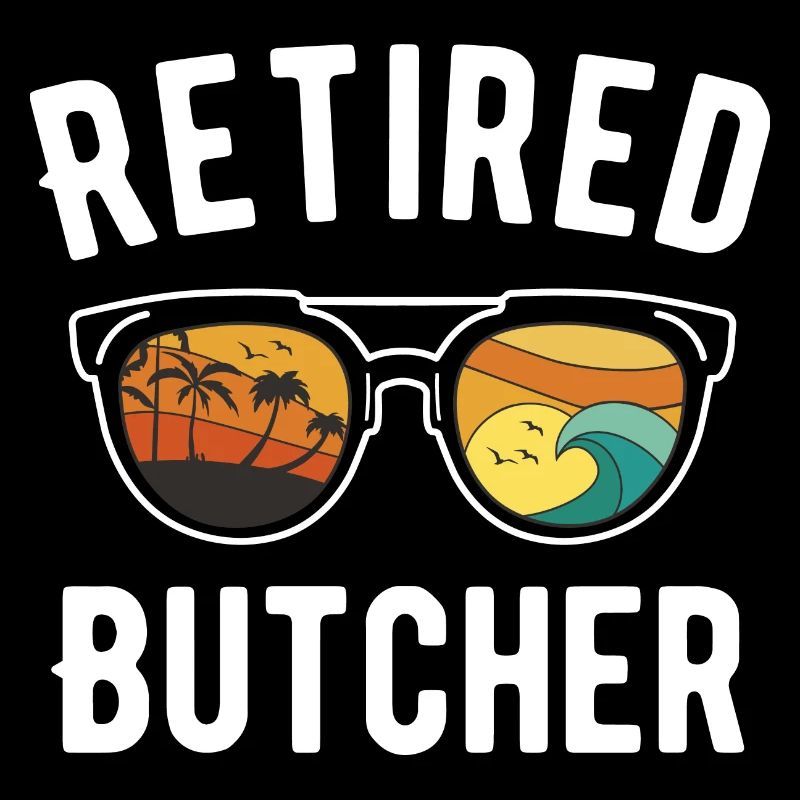 Conception de mots-clés Butcher Beach à la retraite