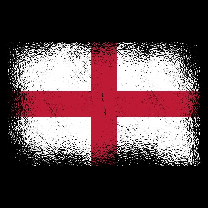 Angleterre Drapeau Vintage Drapeau anglais Utilisé Look