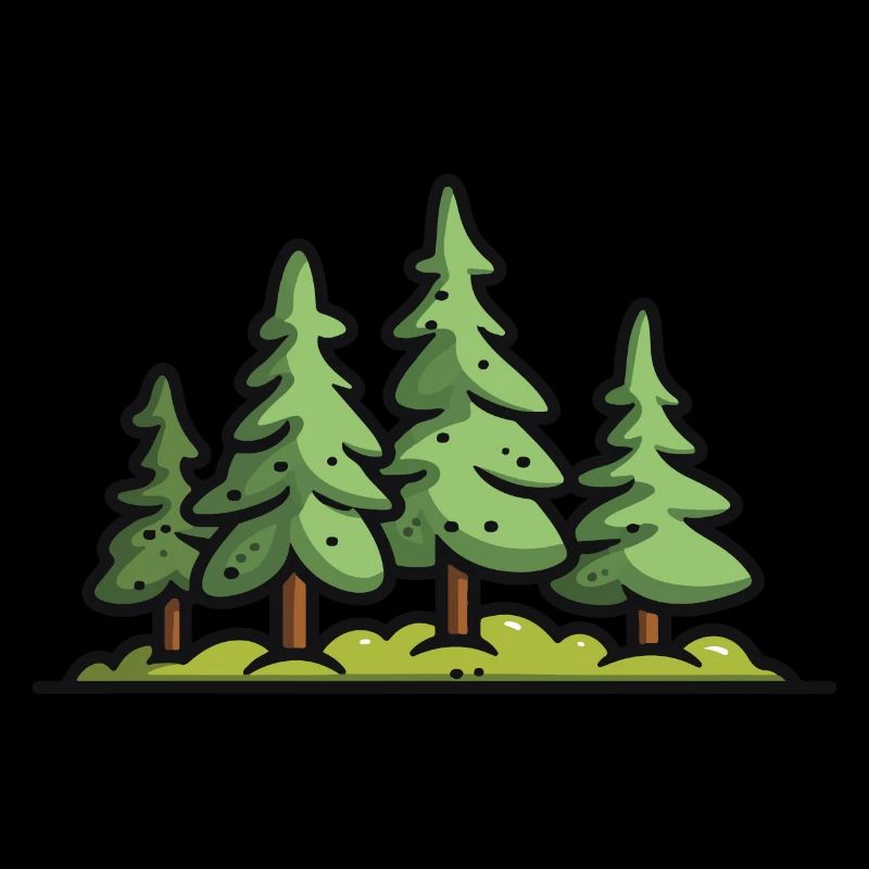 Forêt, Arbres, Nature