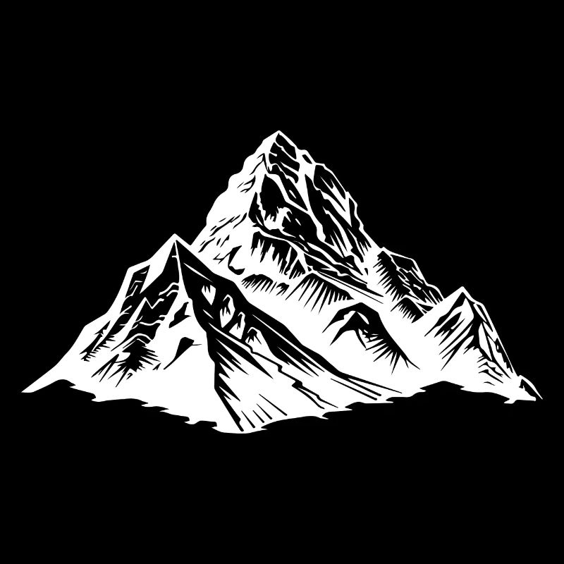 Berge Bergsteiger Symbol