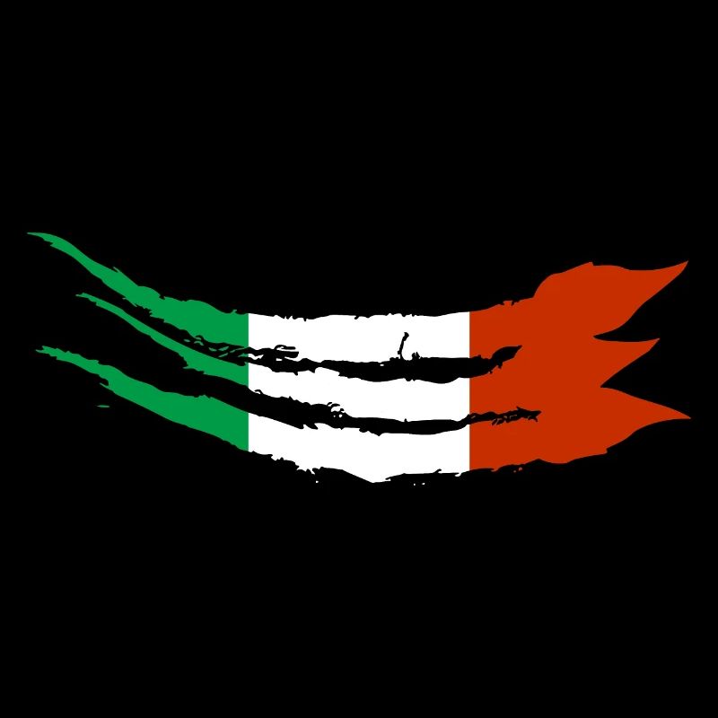 Drapeau de l’Italie Scratch Griffes du drapeau italien