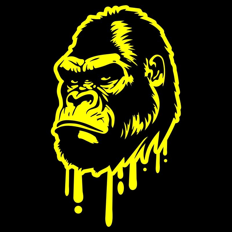 Gorilla Symbol Head