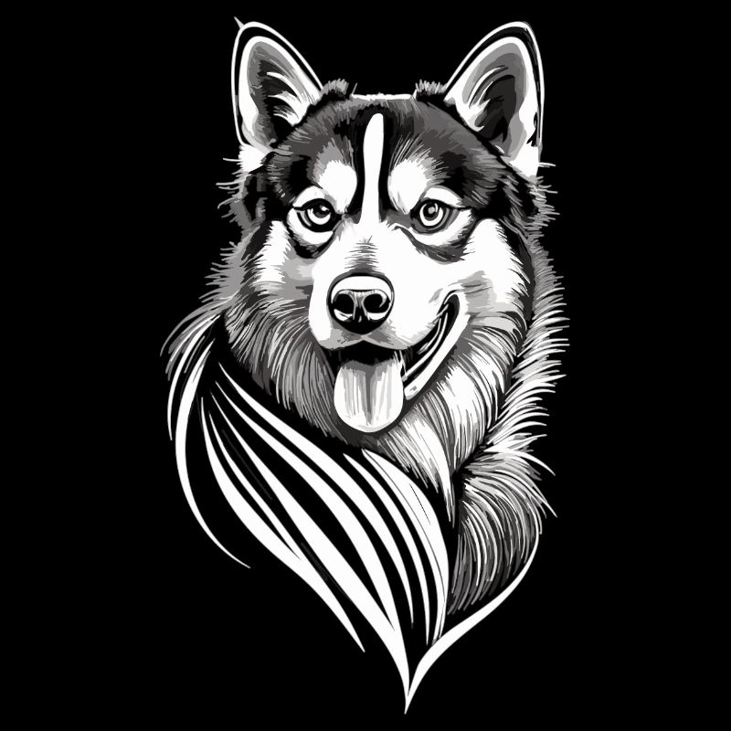 Pure elegance: The Husky in white