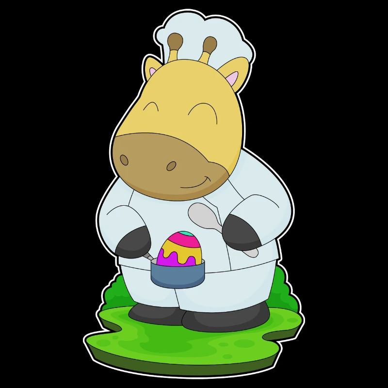 Giraffe Easter Chef