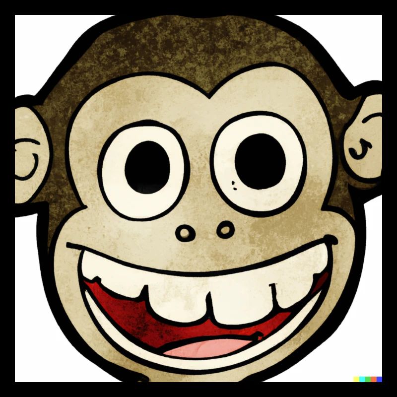 Laughing monkey