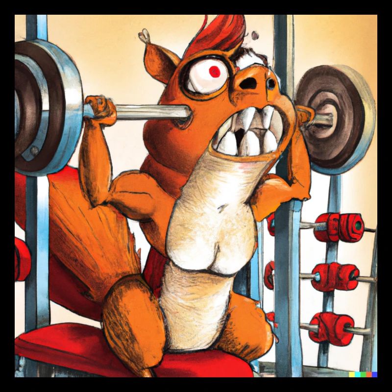 SQRRLD - Squirrel's Bench Press Accident 02