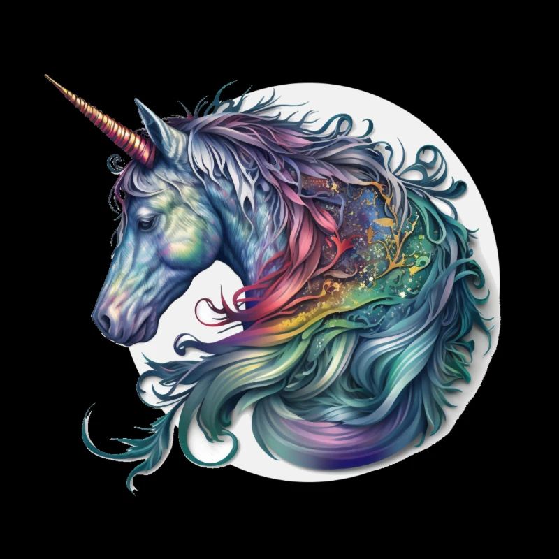 Einhorn Aquarell