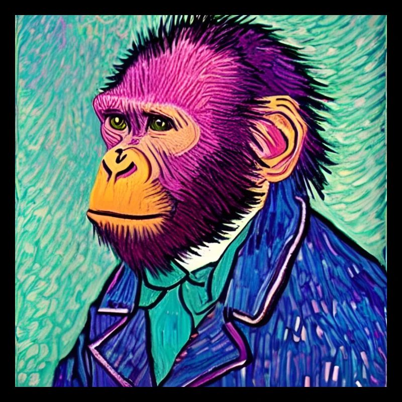 Monkey van gogh