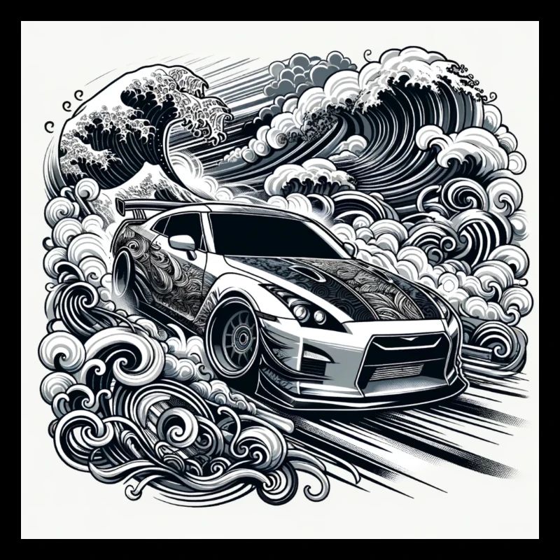 JDM GTR Drift Car