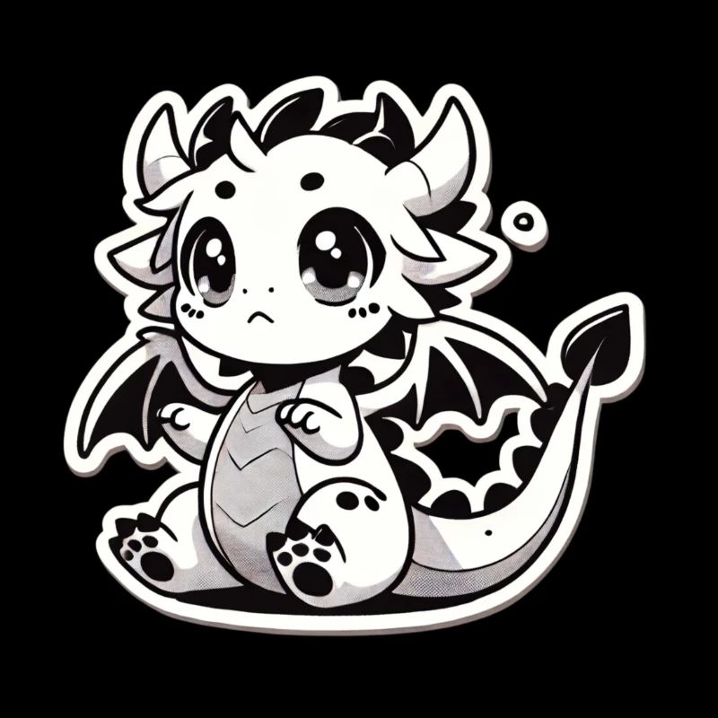Bébé dragon - Mignon et féroce