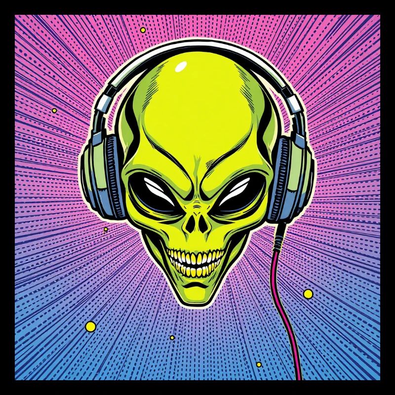 Casque Alien Skull