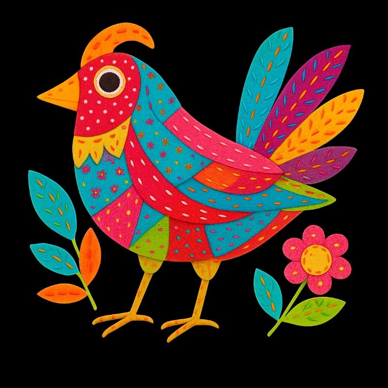 Patchwing – The Fabric Feather Bird