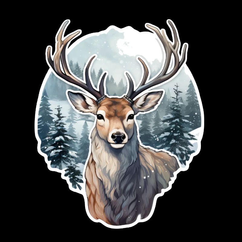Cerf d’hiver