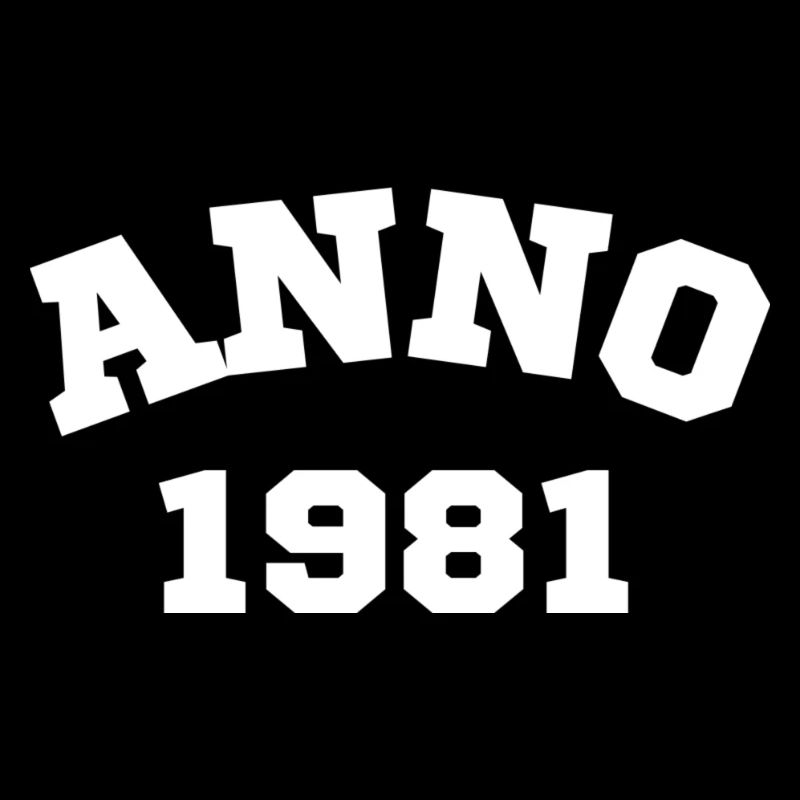 Anno 1981 Anniversaire Année de naissance