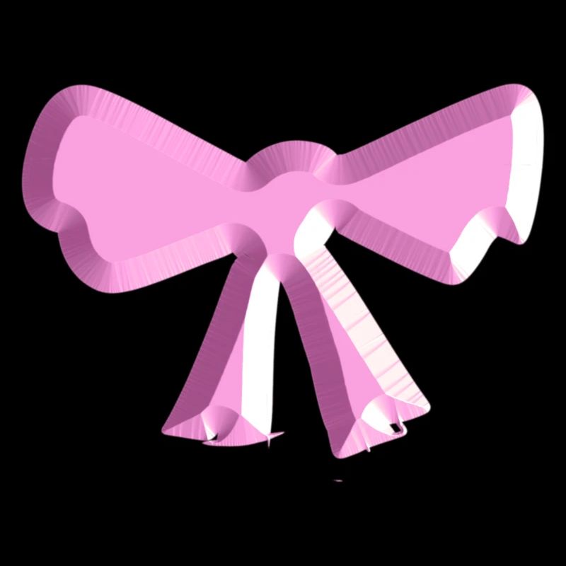 loop symbol fly pink shiny