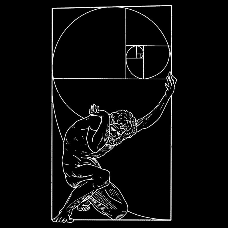 Fibonacci Geomterie Spirale Mathe Lehrer Kunst