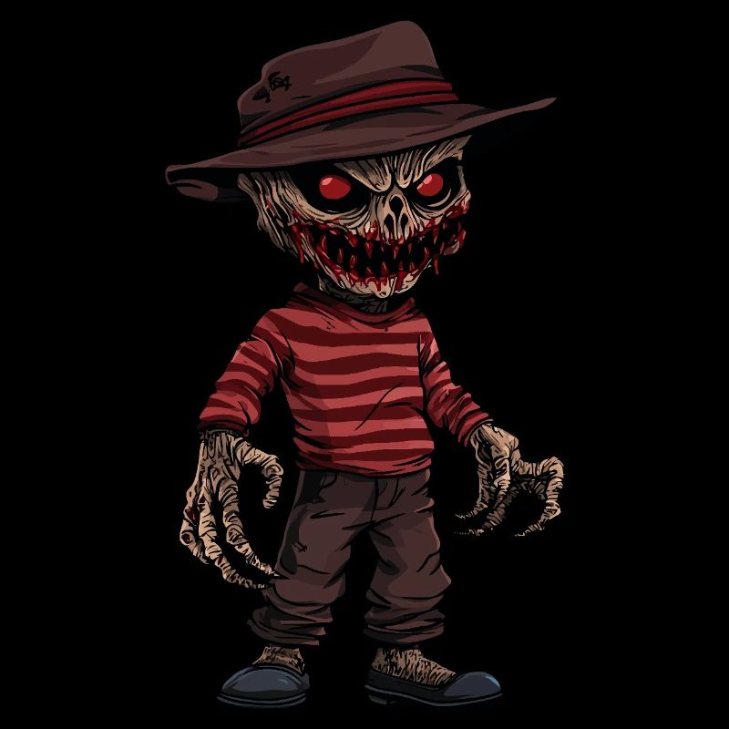 Gruselig Freddy Halloween Süßes oder Saures