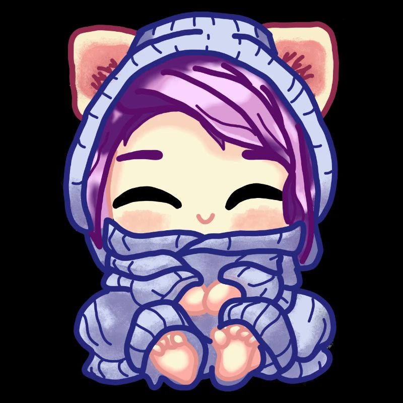 Bequemes Chibi-Mädchen