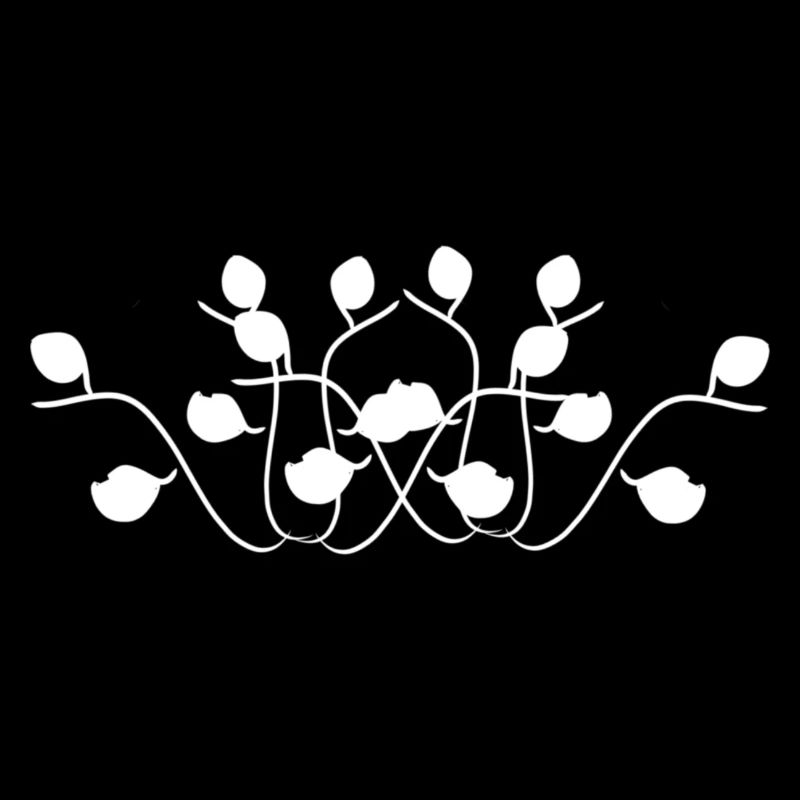 Le symbole laisse des lignes de branches