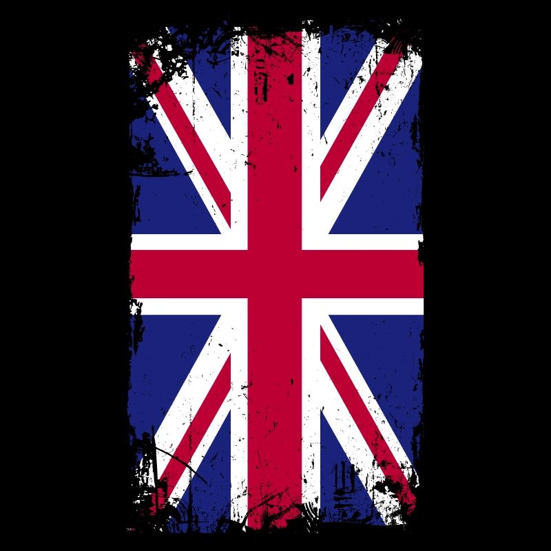 Éclaboussure de l’Union Jack Grunge