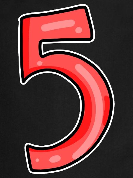 5 rouge