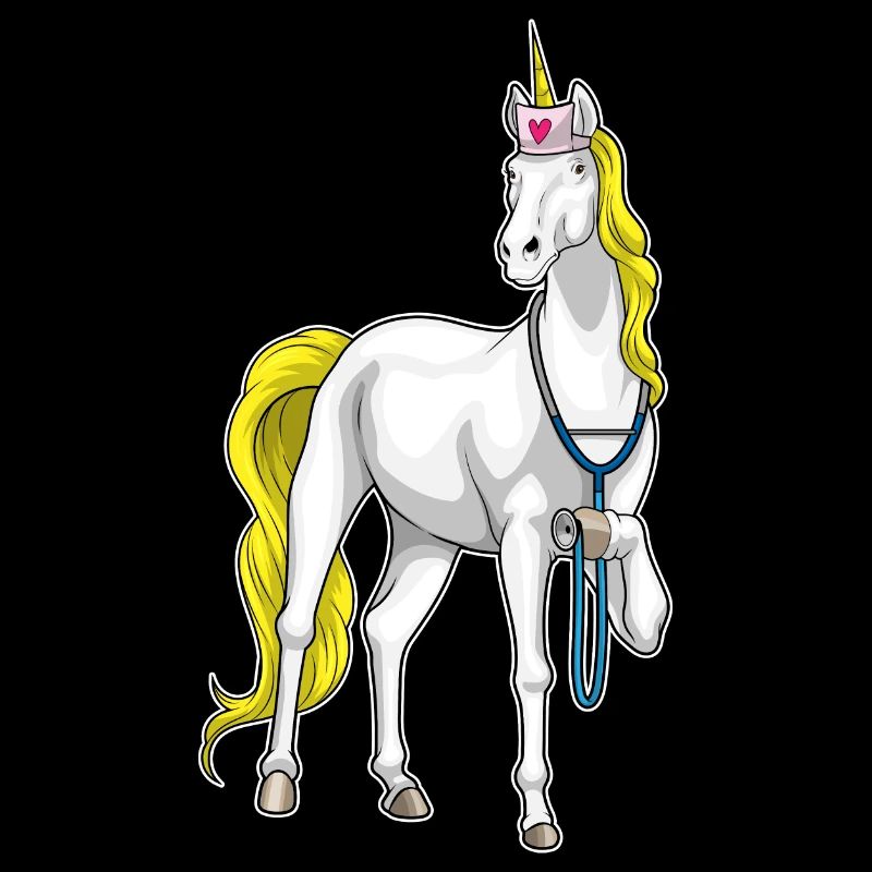 Stéthoscope d’infirmière licorne