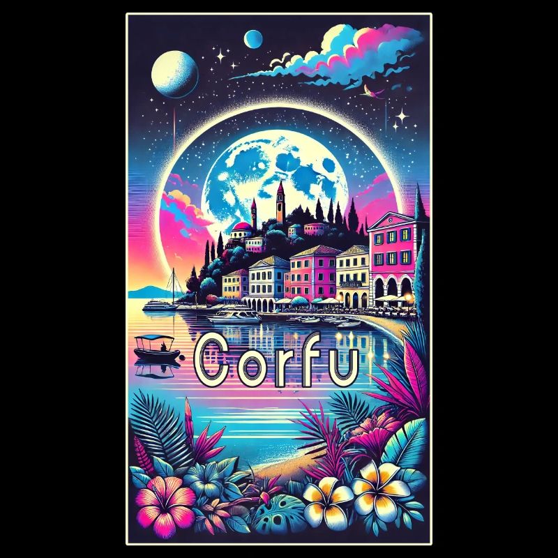 Corfu Greece vacation design