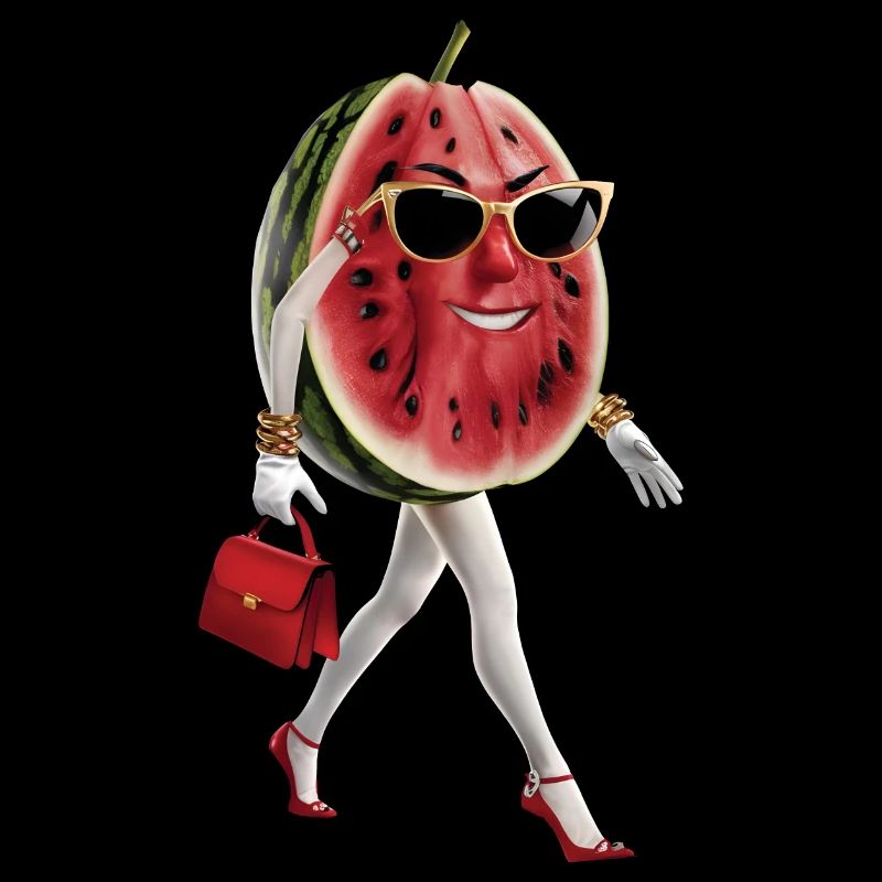 Frauen Wassermelone